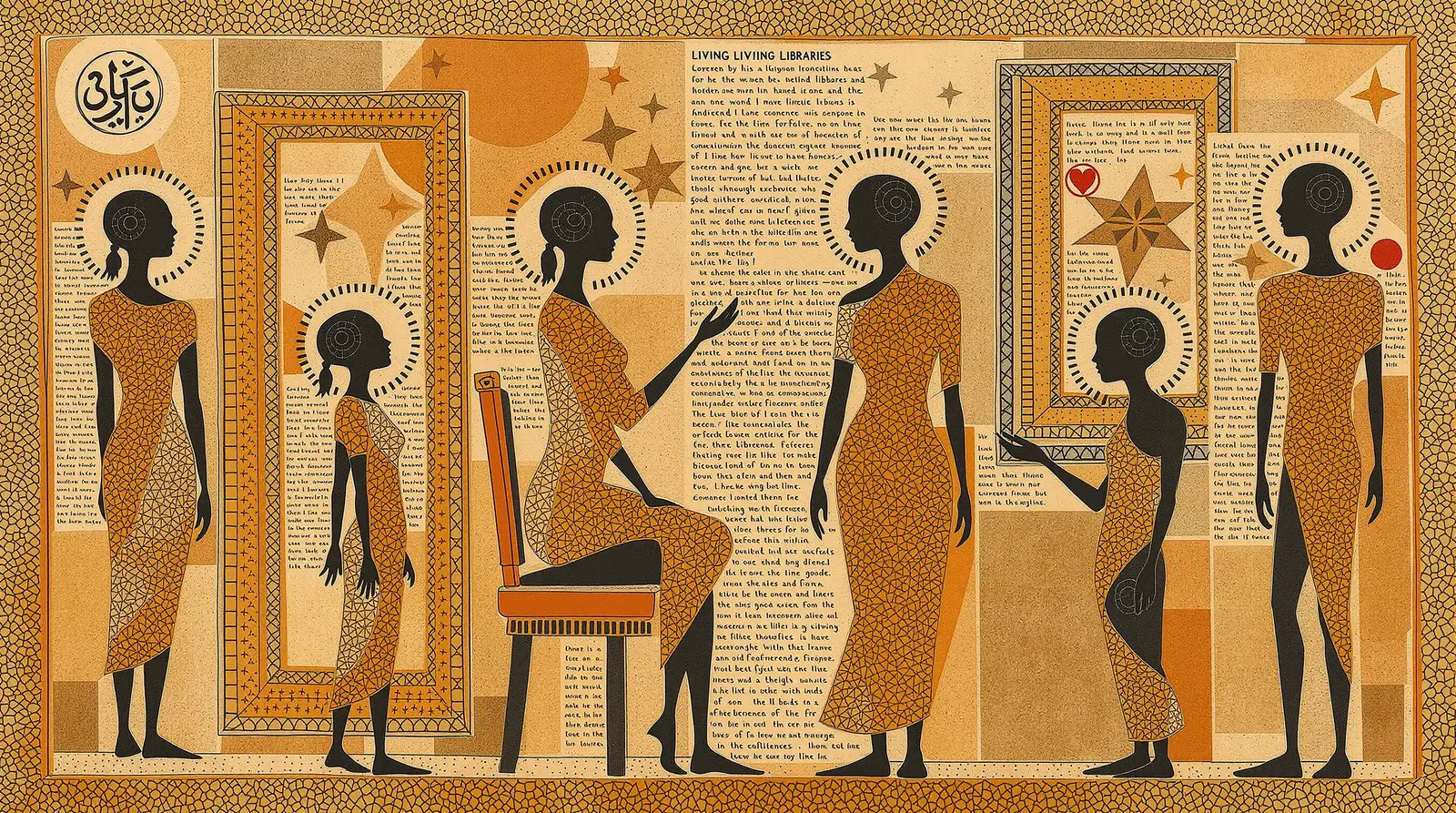 Libraries Written in Human Bodies